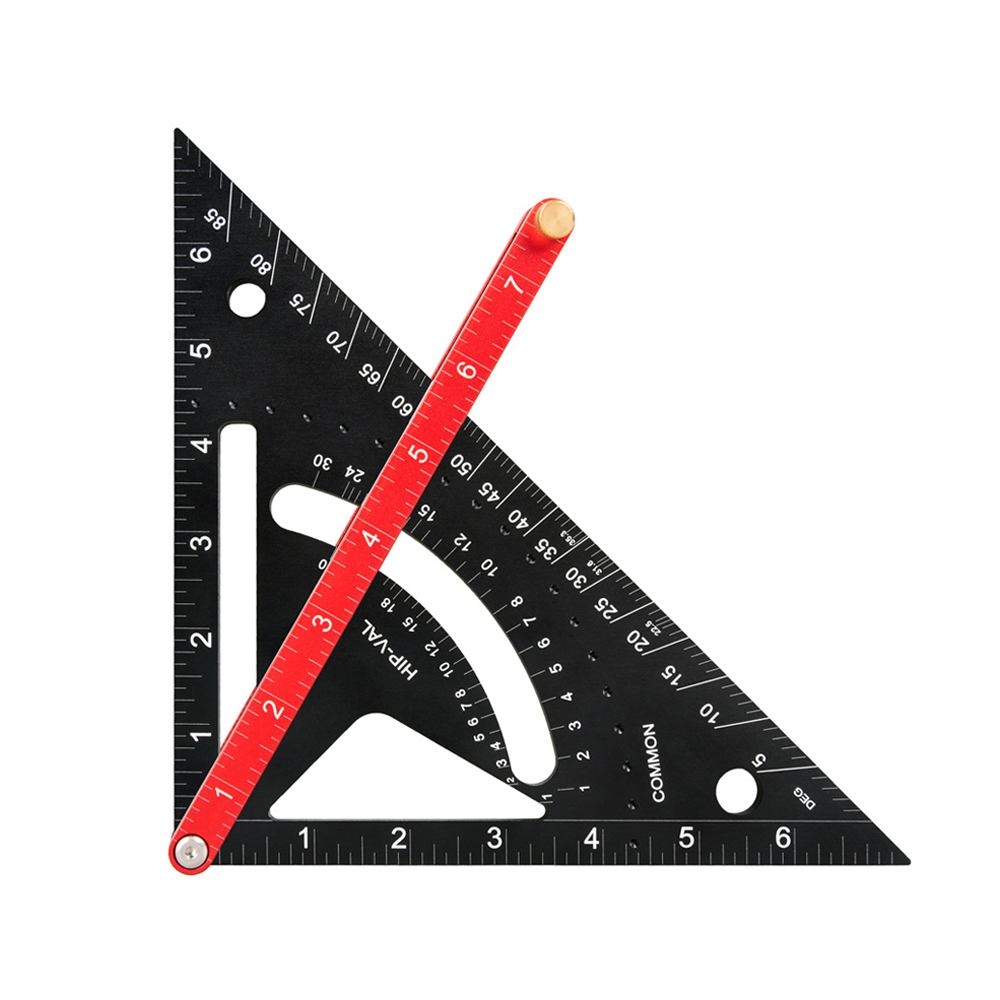 GRT5059 Thickened Aluminum Alloy Woodworking Triangle Ruler